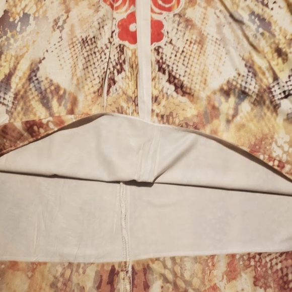 Style & Co Macys Women’s Retro Bohemian Ruffle Sleeve Blouse Size Medium - Picture 4 of 10